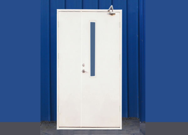 2.2A類鋼質(zhì)雙扇帶玻璃防火門（甲級）-2子母式